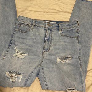 Garage High rise skinny jeans